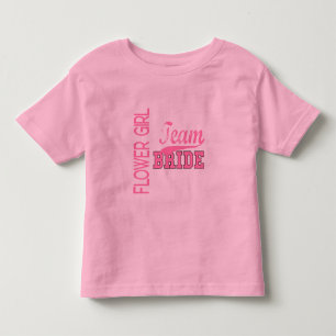 Camiseta Infantil Team Brid 1 FLOWER GIRL
