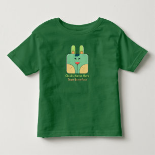 Camiseta Infantil Team BunnyFace - Verde (Personalizado)