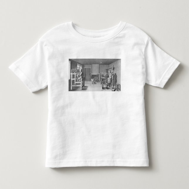 Camiseta Infantil Tear para meias de tecelagem (Frente)