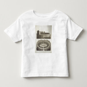 Camiseta Infantil Teatro antigo, agora uma plaza de Toros, e uma