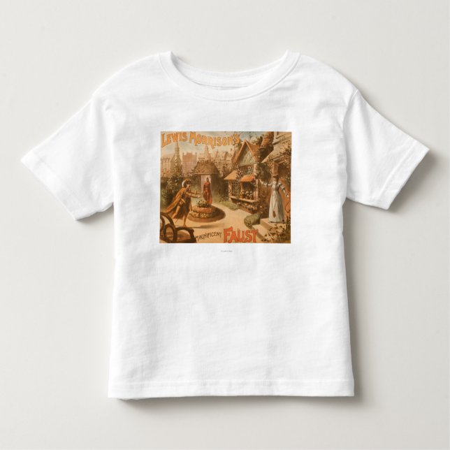 Camiseta Infantil Teatro magnífico de Faust de Lewis Morrison (Frente)