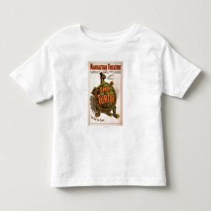 Camiseta Infantil Teatro New York Broadway de Manhattan a tartaruga