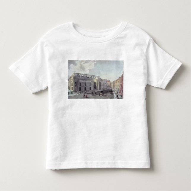 Camiseta Infantil Teatro real, jardim de Covent, 1809 (Frente)