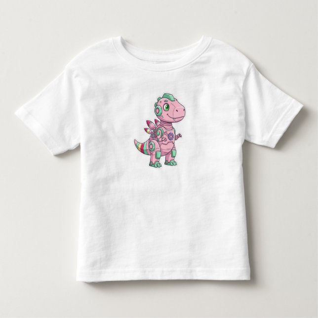 Camiseta Infantil Tech Rex (Frente)