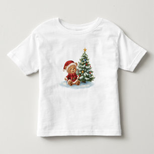 Camiseta Infantil Teddy Bear Natal
