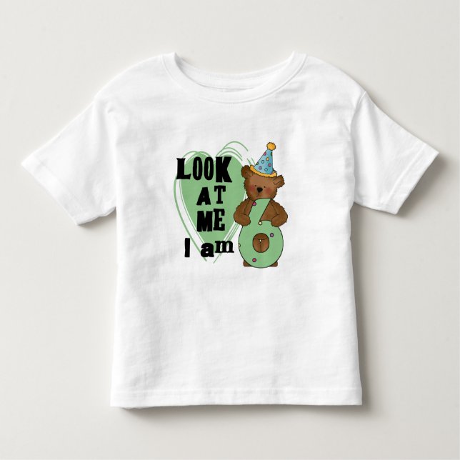 Camiseta Infantil Teddy Bear, tenho 6 t-shirts e presentes (Frente)