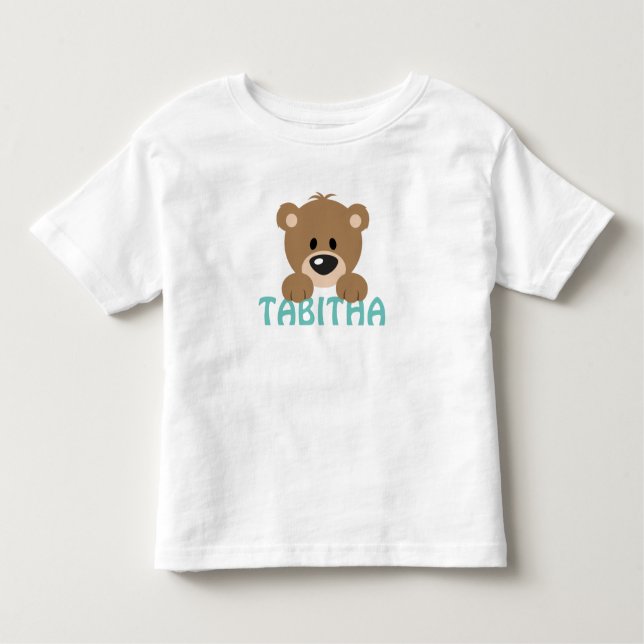 Camiseta Infantil Teddy Bear Toddler Tee (Frente)