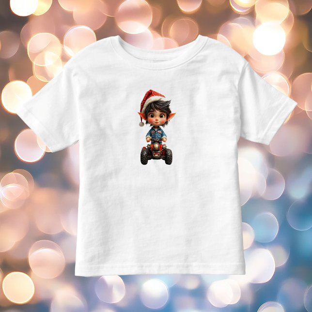 Camiseta Infantil Tee de Elf Toddler, Natal de Todo o Terreno (Criador carregado)