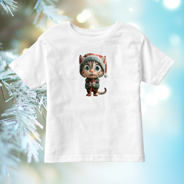 Camiseta Infantil Tee de Elf Toddler, Natal Inocente (Criador carregado)