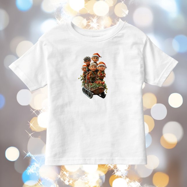 Camiseta Infantil Tee de Toddler, da Branca de Neve Natal (Criador carregado)