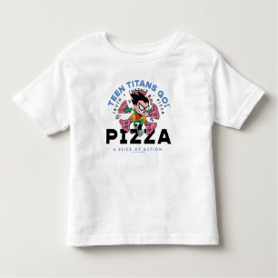 Camiseta Infantil Teen Titans Go! Robin "Truth Justice Pizza"