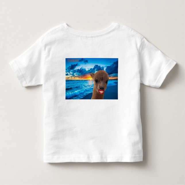 Camiseta Infantil teia infantil (Verso)