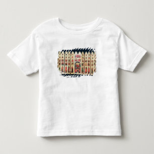 Camiseta Infantil tela do ícone da Quinze-seção com vida do crist