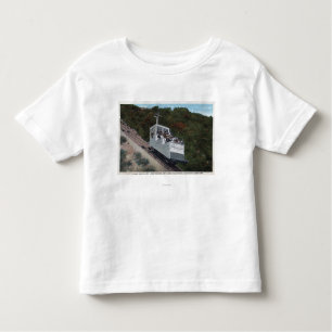 Camiseta Infantil Teleférico na opinião do declive