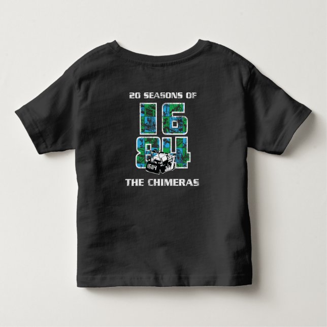 Camiseta Infantil Tema da temporada do Toddler 20 (Verso)