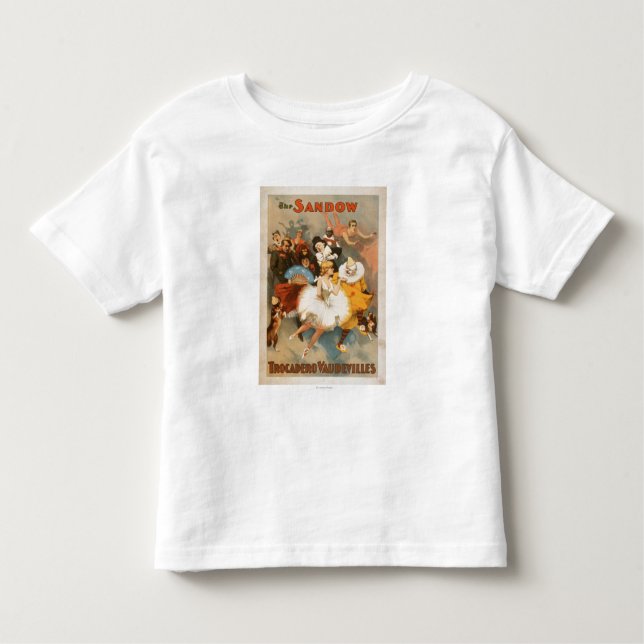 Camiseta Infantil Tema do carnaval dos vaudevilles de Sandow (Frente)
