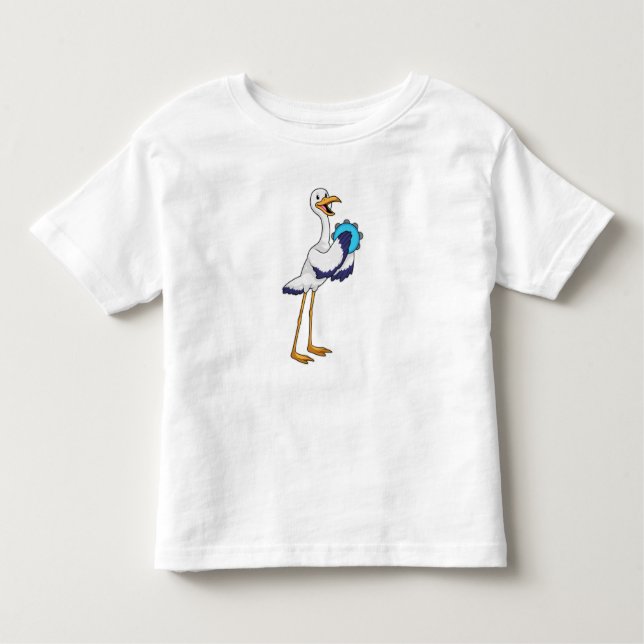 Camiseta Infantil Tempestade como músico com Tambourine (Frente)