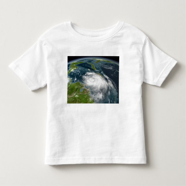 Camiseta Infantil Tempestade tropical Dennis (Frente)