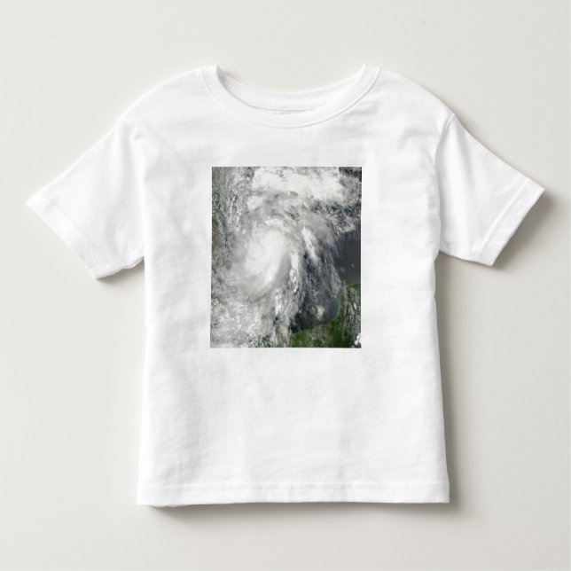 Camiseta Infantil Tempestade tropical Hermine no Golfo do México (Frente)