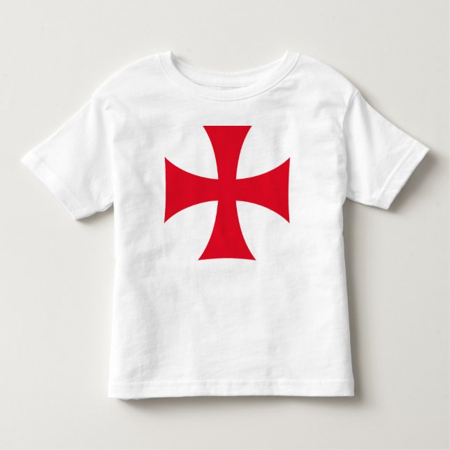 Camiseta Infantil Templar Cross Toddler Tee Shirt (Frente)