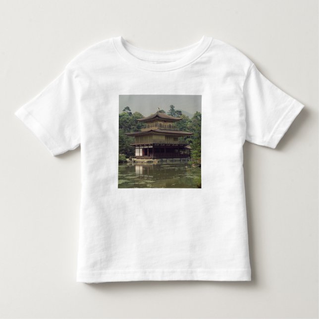Camiseta Infantil Templo de Kinkaku dedicado à memória (Frente)