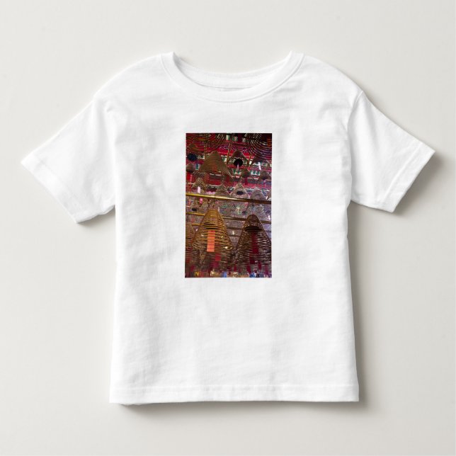 Camiseta Infantil Templo Mo Budista de Hong Kong (Frente)