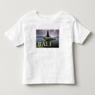 Camiseta Infantil Templo Ulun Danu Bali, Indonésia