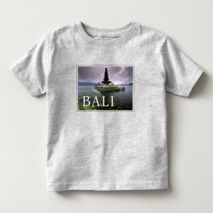 Camiseta Infantil Templo Ulun Danu Bali, Indonésia