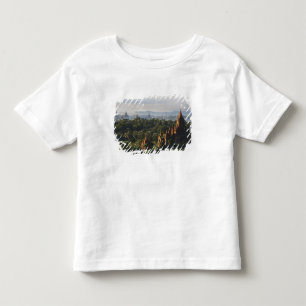Camiseta Infantil Templos ao nascer do sol, Bagan, Mianmar