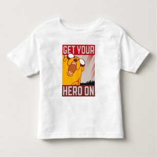 Camiseta Infantil Tempo de Aventura Jake "Coloque seu herói" T-Shi