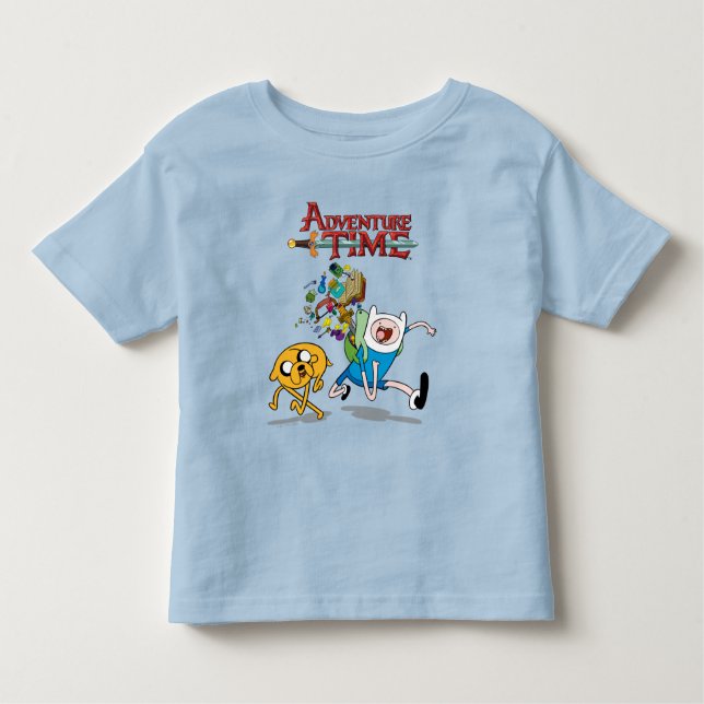 Camiseta Infantil Tempo de Aventura | T- Engrenagem de Aventura da F (Frente)