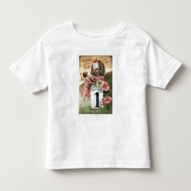 Camiseta Infantil Tempo do anjo e do pai # 2 (Frente)