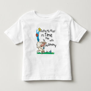 Camiseta Infantil Tempo para jogar com a Mamãe2