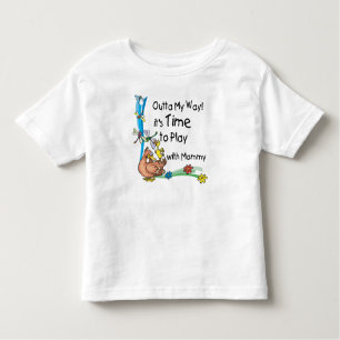 Camiseta Infantil Tempo para jogar com Mamães