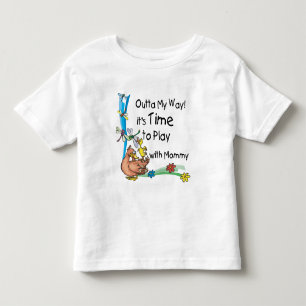 Camiseta Infantil Tempo para jogar com Mamães