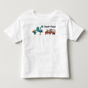 Camiseta Infantil Tempo pré-escolar de Maisy e de petisco dos amigo