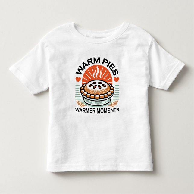 Camiseta Infantil Tempos Quentes de Tempos Quentes - Design de outon (Frente)