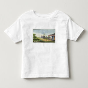 Camiseta Infantil Tendendo plantas de chá (w/c no papel)