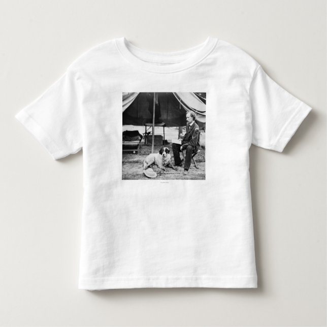 Camiseta Infantil Tenente Georger Custer PhotographVirginia (Frente)