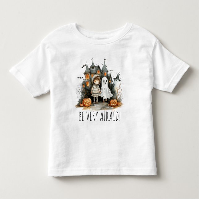 Camiseta Infantil Tenha Muito Medo - Mal Assediado no Figurino (Frente)