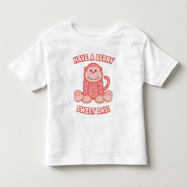 Camiseta Infantil Tenha um dia do doce da baga (Frente)