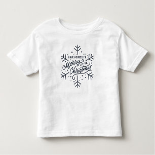 Camiseta Infantil Tenha um Natal Feliz - Floco de neve