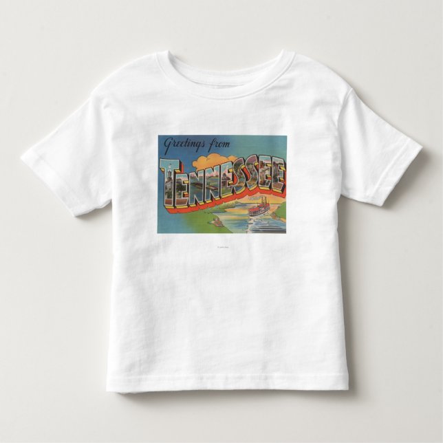 Camiseta Infantil Tennessee (cena do Riverboat) (Frente)