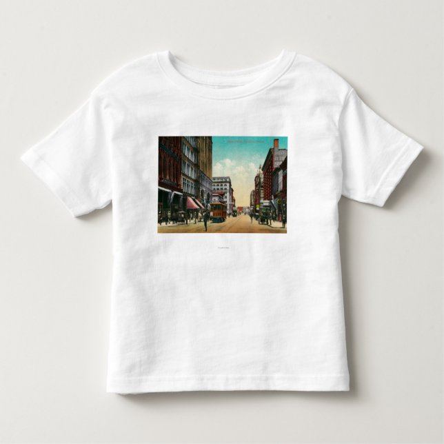 Camiseta Infantil Terceira rua em Portland, Oregon (Frente)