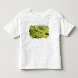 Camiseta Infantil Terra agrícola perto de Gisborne, Nova Zelândia