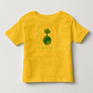 Camiseta Infantil Terra & árvore -