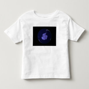 Camiseta Infantil Terra completa na noite que mostra as luzes 7 da
