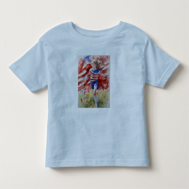 Camiseta Infantil Terra da linha livre (Frente)