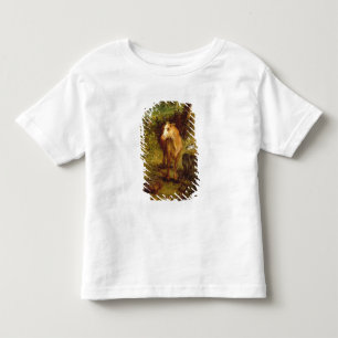 Camiseta Infantil Terra ou O Paraíso Terrestre, detalhe de uma vaca