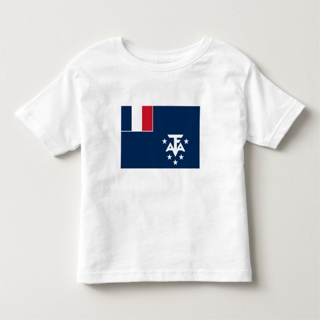 Camiseta Infantil Terras Antárticas Austrais Francesas (Frente)